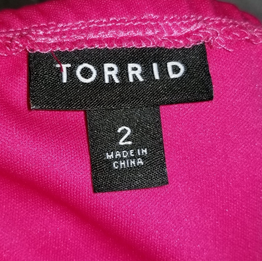 Torrid Adjustable Spaghetti Strap Lightweight Dress Label Reads Size 2 (18/20) - Picture 10 of 12